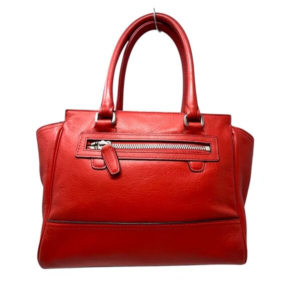 Coach Madison Red Leather Satchel with Tassel – Style 19891 – Retail  $358 - Picture 2 of 13